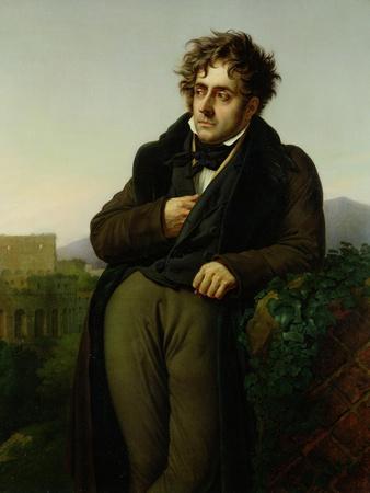Portrait of Francois Rene (1768-1848) Vicomte De Chateaubriand, 1811