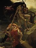 Shades of French Warriors Led into Odin's Palace by Victory, 1802-Anne-Louis Girodet de Roussy-Trioson-Giclee Print