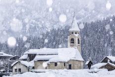 Italy, Cortina D'Ampezzo, Winter Sunset on Tofana Di Rozes-Anne Maenurm-Photographic Print