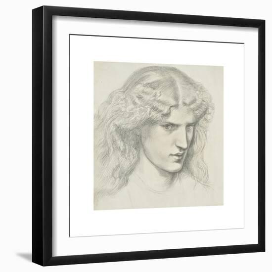 Anne Miller - Gaze-Dante Gabriel Rossetti-Framed Premium Giclee Print