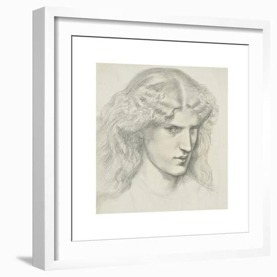 Anne Miller - Gaze-Dante Gabriel Rossetti-Framed Premium Giclee Print