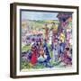 Anne Morgan Leading a Delegation of 87 Young American Women-null-Framed Giclee Print