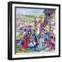 Anne Morgan Leading a Delegation of 87 Young American Women-null-Framed Giclee Print