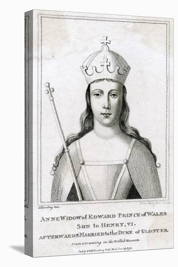 Anne Neville, Q of R3-S Harding-Stretched Canvas