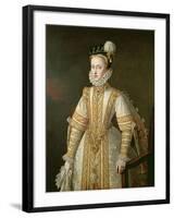 Anne of Austria (1549-80) Queen of Spain, c.1571-Alonso Sanchez Coello-Framed Giclee Print