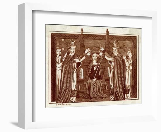 Anne of Bohemia, Strutt-null-Framed Art Print