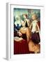 Anne of Brittany with St. Anne, St. Ursula and St. Helen-Jean Bourdichon-Framed Giclee Print