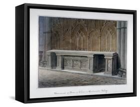 Anne of Cleves' Monument, Westminster Abbey, London, 1829-John Chessell Buckler-Framed Stretched Canvas