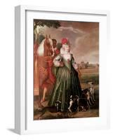 Anne of Denmark, 1617-Paul van Somer-Framed Giclee Print