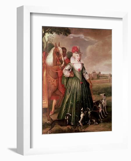 Anne of Denmark, 1617-Paul van Somer-Framed Giclee Print