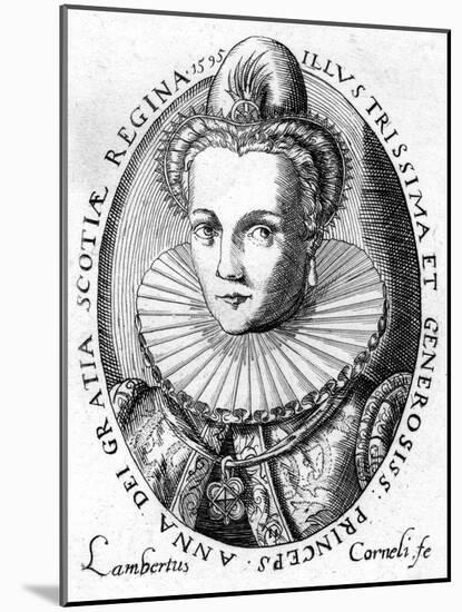 Anne of Denmark, Queen Consort of King James I of England and VI of Scotland-null-Mounted Giclee Print