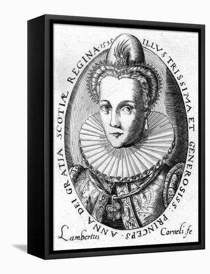 Anne of Denmark, Queen Consort of King James I of England and VI of Scotland-null-Framed Stretched Canvas