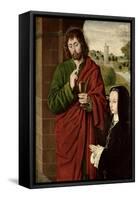 Anne of France-Master of Moulins-Framed Stretched Canvas