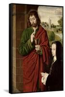 Anne of France-Master of Moulins-Framed Stretched Canvas