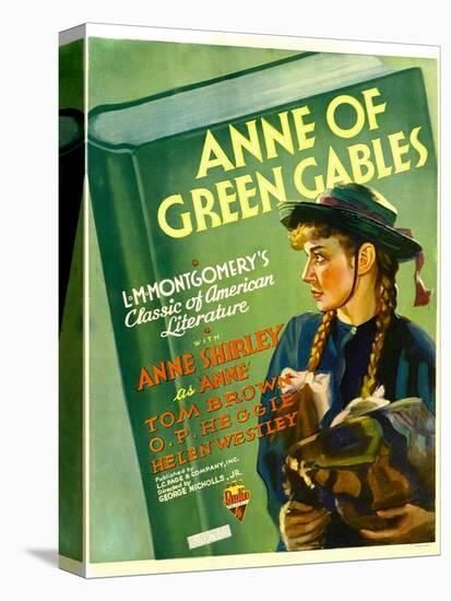 Anne of Green Gables, Anne Shirley, 1934-null-Stretched Canvas