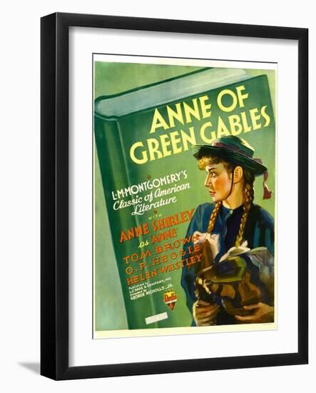 Anne of Green Gables, Anne Shirley, 1934-null-Framed Art Print