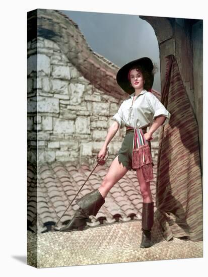 ANNE OF THE INDIES, 1951 directed by JACQUES TOURNEUR Jean Peters (photo)-null-Stretched Canvas