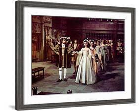 Anne Of The Thousand Days, Richard Burton, Genevieve Bujold, 1969-null-Framed Photo