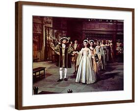 Anne Of The Thousand Days, Richard Burton, Genevieve Bujold, 1969-null-Framed Photo