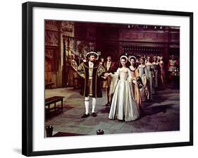 Anne Of The Thousand Days, Richard Burton, Genevieve Bujold, 1969-null-Framed Photo