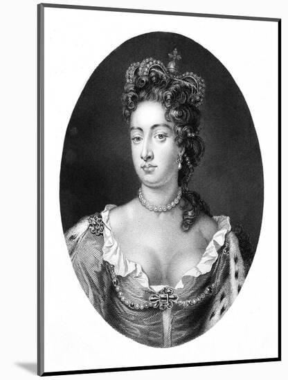 Anne Queen of Great Britain-Godfrey Kneller-Mounted Giclee Print