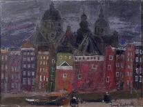 Causewayside, Edinburgh, C.1950 (Oil on Canvas)-Anne Redpath-Giclee Print