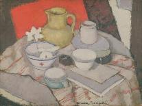 Still Life with Painted Chest, C.1948 (Oil on Plywood)-Anne Redpath-Framed Giclee Print