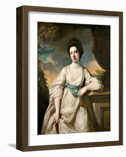 Anne Sawbridge, 1767-1770-Francis Cotes-Framed Giclee Print