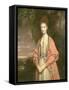 Anne Seymour Damer-Sir Joshua Reynolds-Framed Stretched Canvas