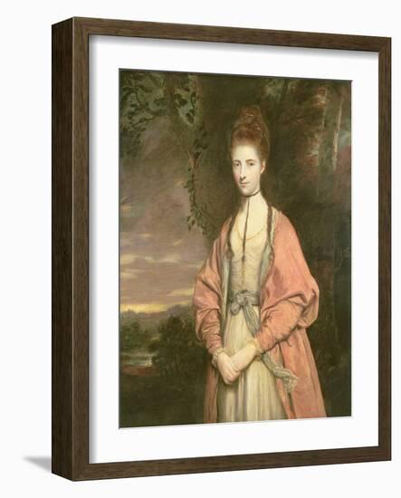 Anne Seymour Damer-Sir Joshua Reynolds-Framed Giclee Print