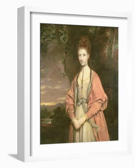 Anne Seymour Damer-Sir Joshua Reynolds-Framed Giclee Print