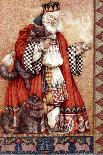 Father Christmas and Cats-Anne Yvonne Gilbert-Mounted Giclee Print