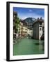 Annecy, Lake Annecy, Rhone Alpes, France, Europe-Stuart Black-Framed Photographic Print