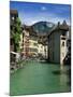 Annecy, Lake Annecy, Rhone Alpes, France, Europe-Stuart Black-Mounted Photographic Print