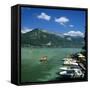 Annecy, Lake Annecy, Rhone Alpes, France, Europe-Stuart Black-Framed Stretched Canvas
