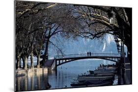 Annecy Lake, France-Francillon-Mounted Art Print