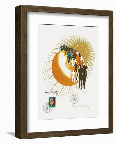 Annee Mondiale de la Population-Henry Bencsath-Framed Collectable Print