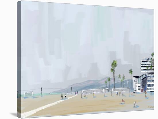 Annenberg Beach House-Pete Oswald-Stretched Canvas