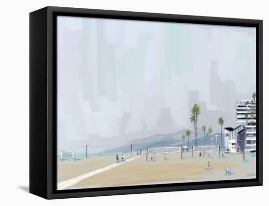 Annenberg Beach House-Pete Oswald-Framed Stretched Canvas
