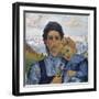 Annetta and Alberto, in 1904, 1904-Giovanni Giacometti-Framed Giclee Print