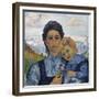 Annetta and Alberto, in 1904, 1904-Giovanni Giacometti-Framed Giclee Print