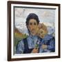 Annetta and Alberto, in 1904, 1904-Giovanni Giacometti-Framed Giclee Print