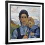 Annetta and Alberto, in 1904, 1904-Giovanni Giacometti-Framed Giclee Print