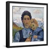 Annetta and Alberto, in 1904, 1904-Giovanni Giacometti-Framed Giclee Print