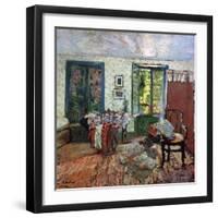 Annette in an Interior; Annette Dans Un Interieur, C.1903-Edouard Vuillard-Framed Giclee Print