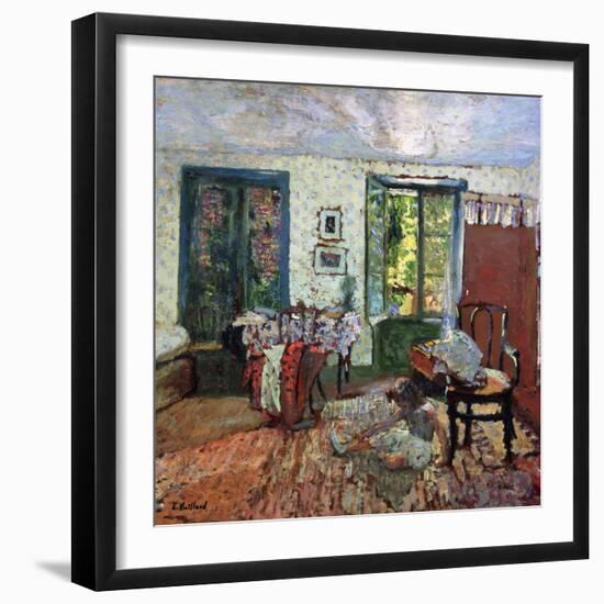 Annette in an Interior; Annette Dans Un Interieur, C.1903-Edouard Vuillard-Framed Giclee Print