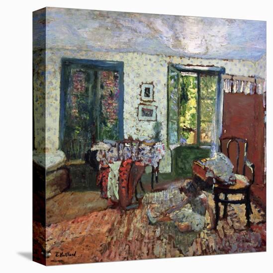 Annette in an Interior-Edouard Vuillard-Stretched Canvas