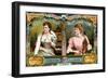 Annette Von Essipoff and Marie Soldat, C1900-null-Framed Giclee Print