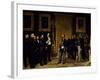 Annexation of Italy Presented to Victor Emmanuel II by Tuscan Delegates-Giovanni Mochi-Framed Giclee Print