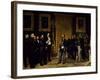 Annexation of Italy Presented to Victor Emmanuel II by Tuscan Delegates-Giovanni Mochi-Framed Giclee Print